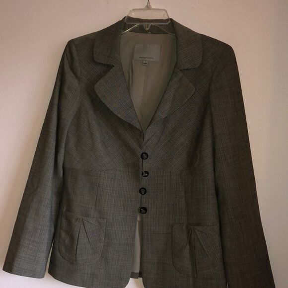 CLASSIQUES Entier wool gray blazer - Picture 1 of 6